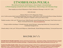 Tablet Screenshot of etnobiologia.com